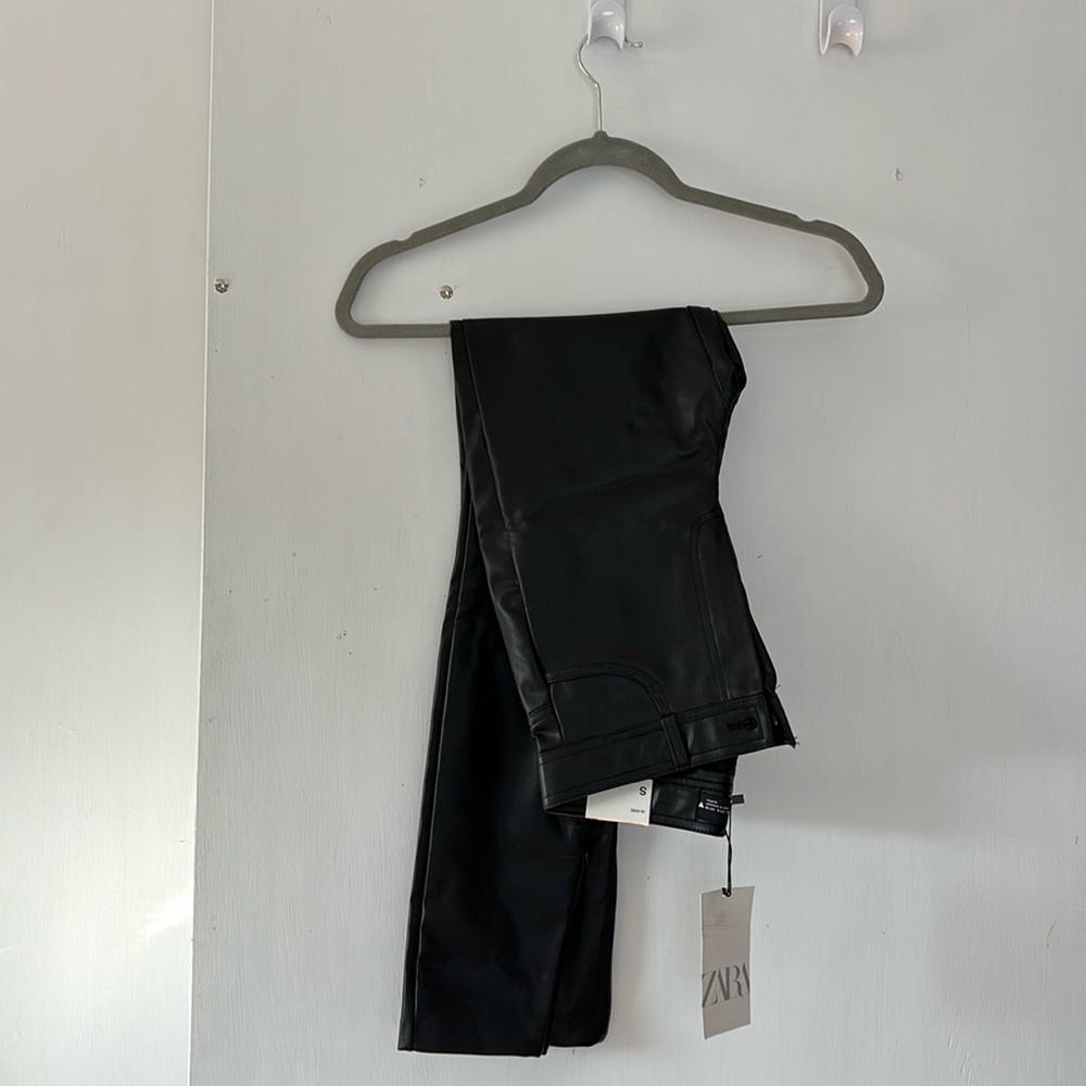 Zara leather pants